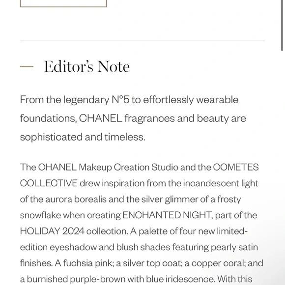 Host Pick💜🩷Chanel Enchanted Night Palette - Picture 6 of 6